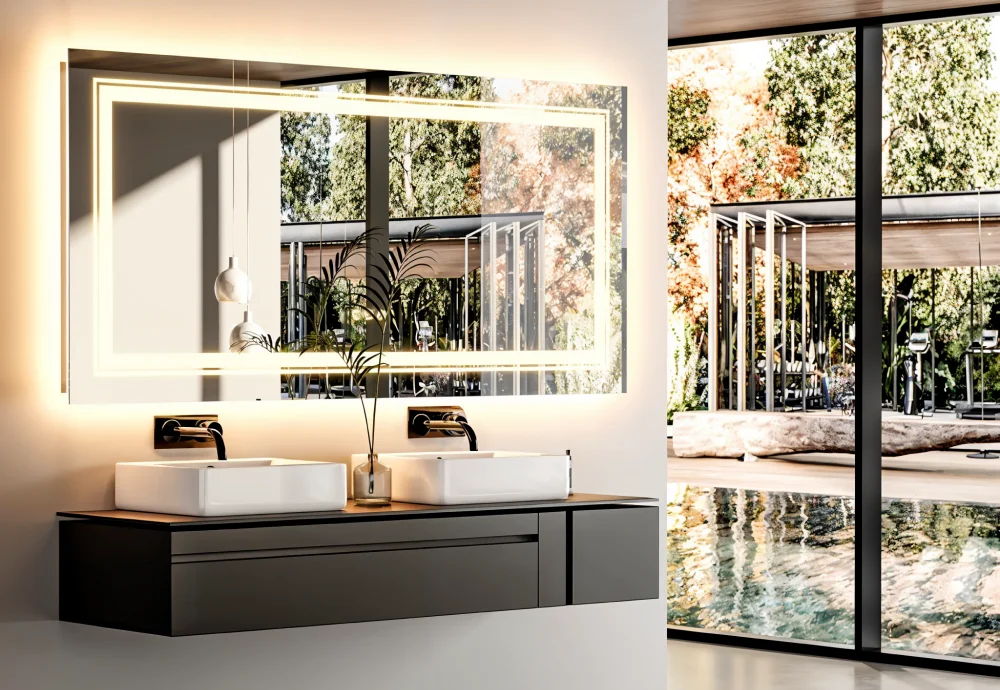 make up vanity with lighted mirror